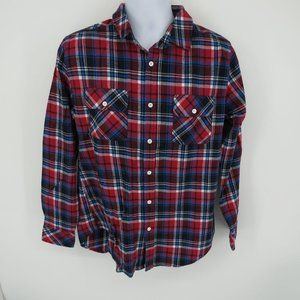 Standard Issue NYC Mens Plaid Cotton Button Down Shirt M NWT $98